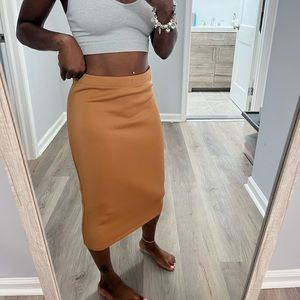 Tan skirt